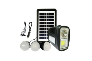 Portable Solar Lighting Kit Solar Home Lighting System for Camping Lamp Use and Other Outdoor & Indoor Lighting Use.