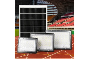 Foco De Luz Solar Solar Led Floodlight Reflector Solar Projector With Remote Controllere for Garden Yard