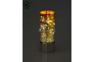 New Modern Color Electroplating Glass Open Color-changing Cup/led Lights Cup for Holiday Lights