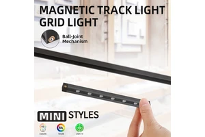2W Mini Grillelight Led Magnetic Track Display Lights Museum Exhibition Display Cabinets Jewelry Lights