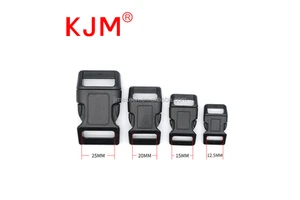 Custom Logo Plastic Side Release Buckles Double Buckle Belt Curved Buckle Of Dog Collar