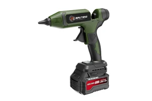 18V Cordless Hot-Melt Glue Gun Adjustable Temperature 7/16 Glue Stick Diameter Lithium Battery Powered Versatile Efficient