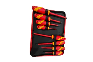 VDE Insulating Hand Tools Set Screwdriver Auto Combination ABS Plastic and Steel Case Pack for Maintenance OEM