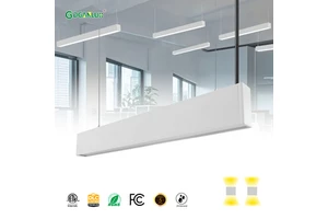 LED Architectural Linear Light 2FT Adjustable 30W/24W/18W/12W & 3CCT Dimmable Suspended Pendant Lighting ETL DLC Certified