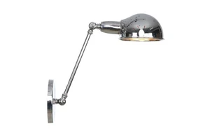 Loft French American Gold Bronze Simple Hallway Study Stairs Trumpet Mechanical Arm LED Wall Light Corridor Light