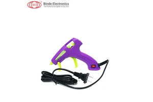 High Quality 20W Mini Electric Hot Glue Gun with Nylon & Aluminum Alloy Universal Voltage Energy-Saving for DIY Crafts