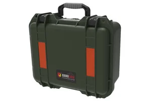 China Manufacture Green Small Plastic Tool Boxes High Waterproof Standard Hard Plastic Case with Customized Foam