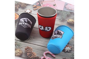 Neoprene-coffee-sleeves Custom logo Sublimation Iced Black Red Blue Coffee Sleeve Set