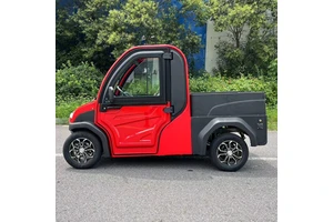 On Sale Mini Electric Pick up Cargo Box 2-Seater New Energy Short Distance Cargo Delivery Transportation for Community Use