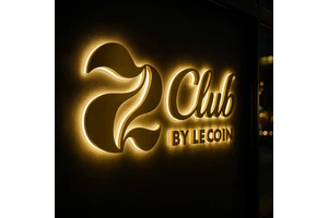 Custom logo with Gold Metal Backlit Sign Indoor Led Backlit Sign Channel Letters Business Led Stainless Steel Backlit Letters
