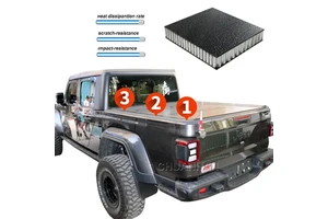 Pickup Truck Bed Cover for 6ft Tri-fold chevy gmc canyon Tonneau Cover for chevy Colorado silverado