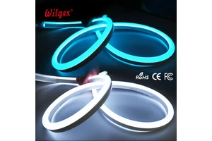 Super Flexible 15x26mm LED Neon Tube 24V DC 2700K-6500K RGB Dimmable with CE RoHS Certificate for Exterior Wall Contour Lighting