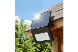 1000 Lumens 40pcs LED Square Solar Wall Lights IP65 Waterproof Outdoor Bright Dimmable Wall Lamp for Porch Shed Barn Garage