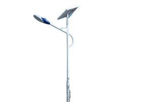 Modern Solar Street Light IP65 Waterproof Dusk Dawn LED Eco-Friendly Long Lighting Time Outdoor Road 50000 Hours Lifespan