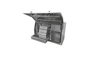 Aluminum Truck Tool Box with Metal Drawer