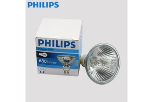 Philips GU10 Halogen Reflector Cup Light Thick Glass Halogen Tungsten Spotlight PAR20 75W Lamp Cup 220V Bubble