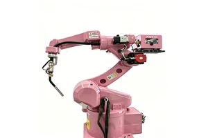 Automatic MIG MAG Welding Robot Arm Six Axis Industrial Robotic Welding Equipment For Workpiece