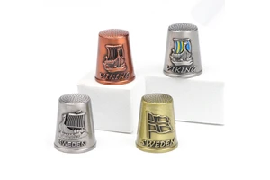 Manufacture Custom Design Zinc Alloy Metal Crafts Collectible Sewing Finger Tourist Souvenirs Thimble