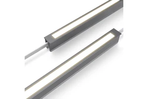LED Linear Light Fixture Recessed Embedded Direct Lighting for Dance Floor Dimmable Industrial Use IP65/IP67 Rated Metal Plastic