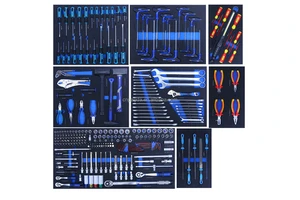 EVA Foam Garage Tool Kits Hand Operated Tool Set OEM Extended Sleeve Wrench Set Flower Screwdriver Car Repair Hand 287 Tool Sets