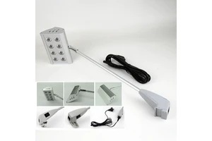 Trade Show Event Roof Effects Outdoor Booth Led Lamp 3D Display Advertising Logo Decoration Exhibition Light 60/120 Beam