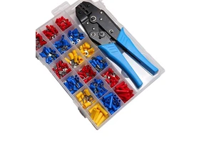 450PCS Cable Termination Kit Insulated Terminal Kit With Crimp Tool Terminals Set