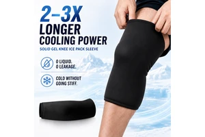 Reusable Compression Fit Ice Compression Leg Sleeve For Cold Recovery Post Exercise Cooling Sports Training Daily Care