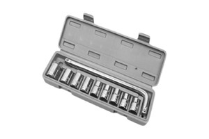 10pcs Sleeve Set 1/2 Socket Wrench Sleeve Tool Combination Set Auto Repair Tool