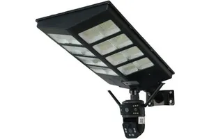 Outdoor High Brightness IP65 Rated DC Solar Street Light with Camera for Road and Highway Use ABS Material