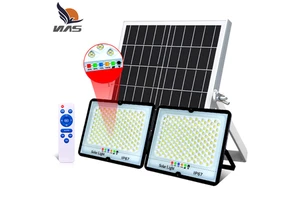 1000W Solar Power Outdoor Spotlight Garden Lamp Remote Ip65 Waterproof 100w 200w 300w 500w Led Solar Flood Lights Manufacturer