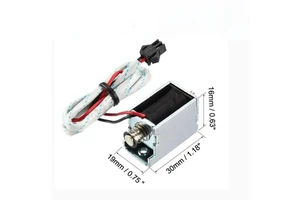1630mm DC 3V/6V Push Pull Type Open Frame Electric Lock Pick Electromagnetic Solenoid