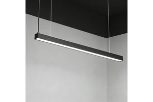 Dual CCT 3000k 6000k LED Linear Linking Lighting Engineers Micro Prism Low UGR Commercial 4ft 5ft Linear Pendant Light