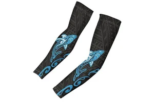 Outdoor Sport UV Sun Protection Cycling Cool Ice Silk Custom Logo Sets Breathable Anti-Wrinkle Quick Dry Arm Sleeves