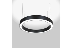 Modern Architectural Ring with Low UGR Spot Reflector with Linear Louver with up Light LED Circular Pendant Light
