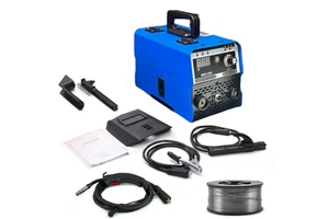 Portable MIG-250 No Gas Welder 3-in-1 MIG/TIG/MMA 220V/110V Dual Voltage Welding Machine with 2T/4T Trigger Spool Gun Ready