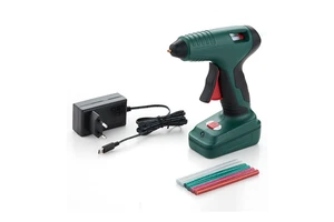 7.2 V Lithium Battery Cordless Rechargeable Hot Melt Glue Gun with Charge Base