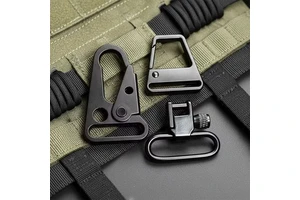 Factory Wholesale 25mm Eagle Beak Snap Hook HK Clip Model Custom Tactical Olecranon Buckle Quick Release Metal Outdoor Dog