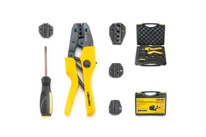 Multifunction Electrician 5 in 1 Hand Tool Mechanism Rachet Screwdriver Crimper Plier Crimping Tool Set Kit
