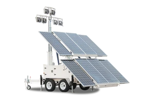Mobile Solar Light Tower For Sale