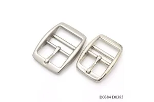 Professional Trendy Luxury Heavy Duty Dog Collar Metal Buckle Zinc Alloy 25mm 30mm Double Bar Adjustable Pin Buckle