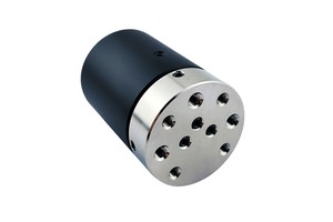 3-inlet 3-outlet Gas Slip Ring Rotary Joint Connector Aluminum Alloy Contacts Protection IP51 Rotation Speed 200 RPM 0-85%RH