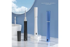 Beauty Rechargeable LED Light Electric Ear Wax Removal Wireless Visual Ear Pick Spoon Cleaner Kit With Camera