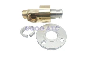 HS Left/Right-hand Thread Double Head Rotary Joint Water Rotating Connector Flange 2 1/2 - 1 1/4 Inch for Cooling Water System high quality