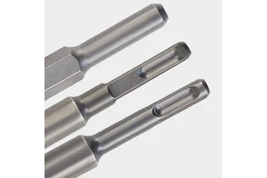 Electric Pickaxe, Electric Hammer, Chisel, Four Pits, square Handle, Curved Chisel, Shovel Wall Concrete Impact, Drill Bit,