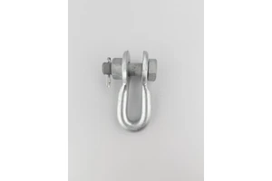 Factory Wholesale U Type Shackle Galvanized Steel U Shackle Power Line Hardware For Cable Suspension Tension Fitting