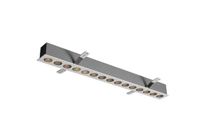 Factory Wholesale Embedded Grille Light Office Hall Indoor Led Linear COB Spot Lights Fixture Recessed Grille Lamp Downlight