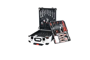 186pcs Household Tool Set Auto Repair Tool Kit Toolbox and Wheels Household Combination Hand Tools Kit Set Box