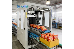 High Speed 3+1 Axis Delta Robot Case Packer PLC Electric Driven Automatic Pick Place Robot Arm Industrial 10kg Max Payload Cans