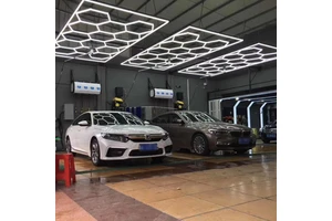 SCARCITY LED Garage Lighting Led Light Car Shop Hexagon Car Repair Light
