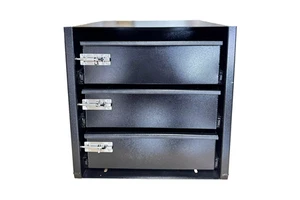 Black 3 Layer Heavy Duty Aluminium Drawer Draw Canopy Tool Box Accessories OEM ODM Customization Available